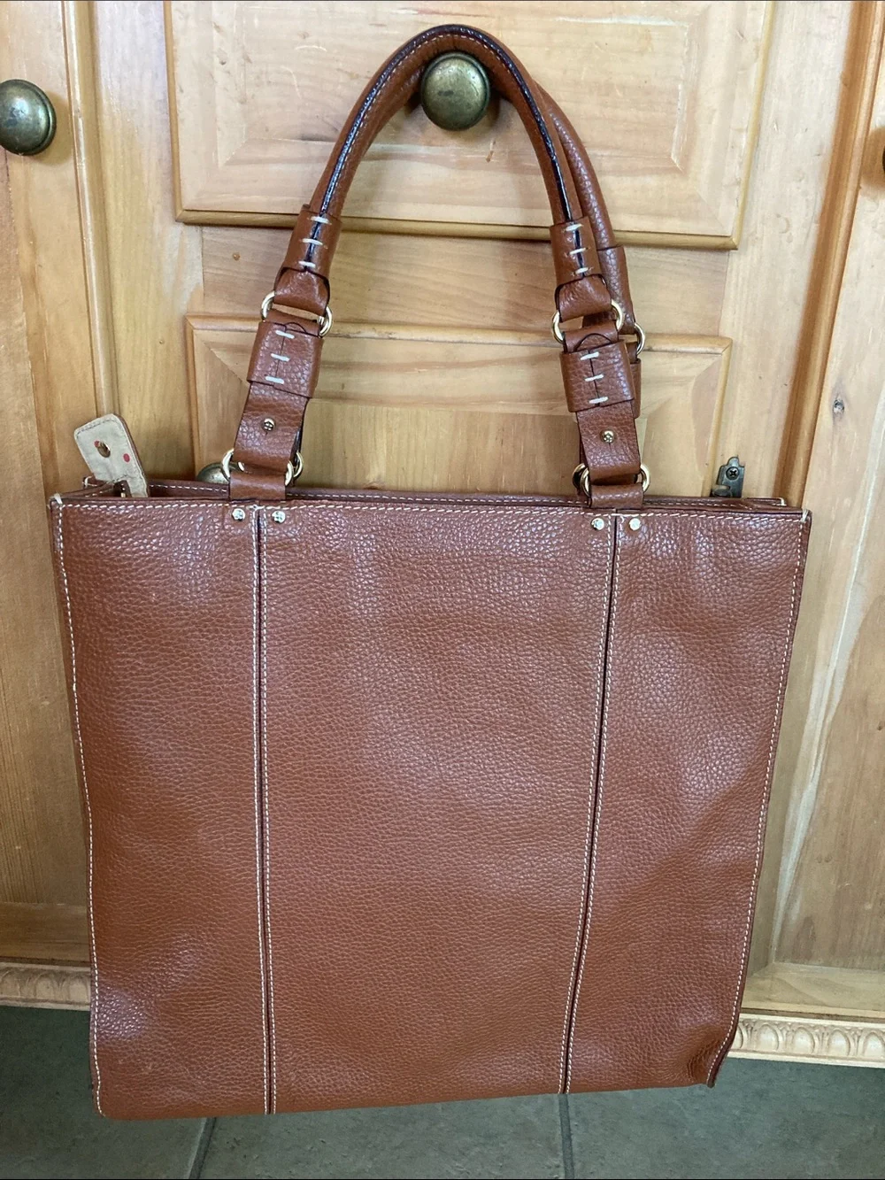 kate spade Cognac Leather Tote Bag